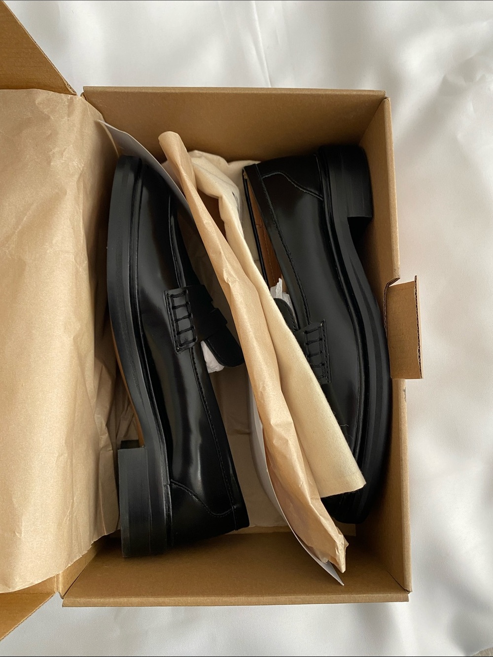 Madewell Women’s Black Leather Penny Loafers Size 7.5 - Picture 8 of 8